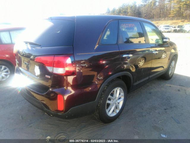 5XYKT3A61EG461553 KIA SORENTO LX