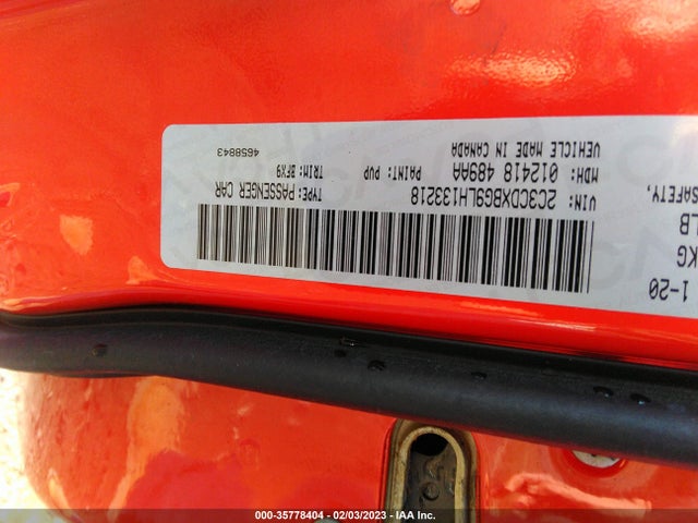 Dodge Charger Sxt 2020 2C3CDXBG9LH133218 Image 9