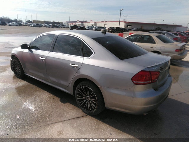 2013 VOLKSWAGEN PASSAT SE W/SUNROOF VIN: 1VWBH7A39DC007274