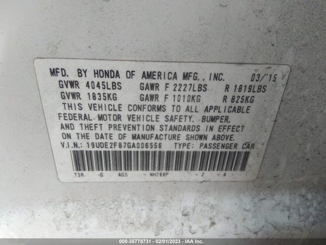 Acura Ilx W/premium 2016 19UDE2F87GA006556 Image 9