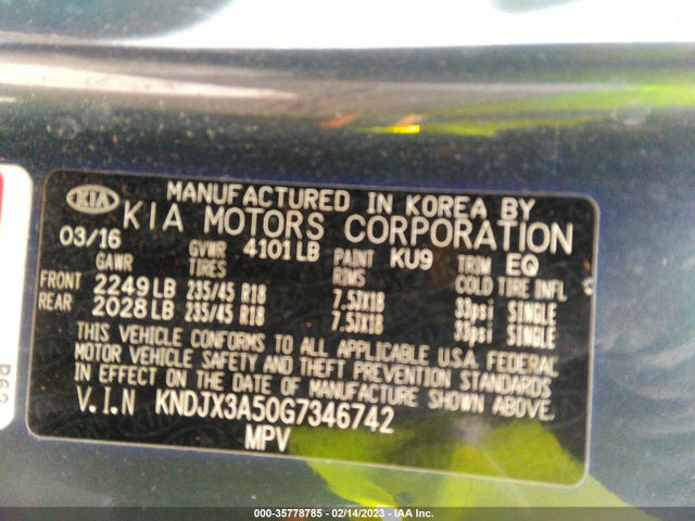 KIA Soul ! 2016 KNDJX3A50G7346742 Image 11