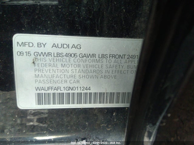 Audi A4 Premium Plus 2016 WAUFFAFL1GN011244 Image 9