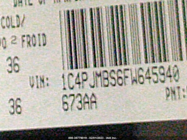 1C4PJMBS6FW645940 Jeep Cherokee Trailhawk