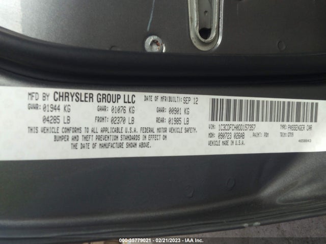Dodge Dart Limited 2013 1C3CDFCH0DD157357 Image 9