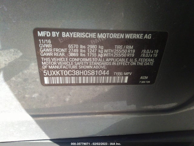 BMW X5 Xdrive40e Iperformance 2017 5UXKT0C38H0S81044 Image 9