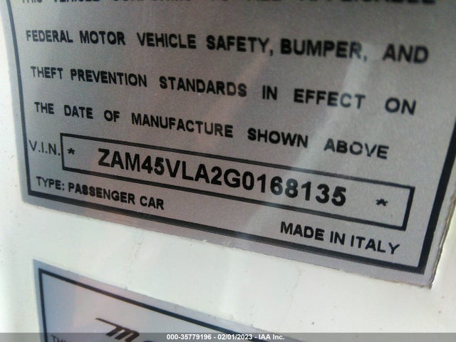 2016 Maserati Granturismo, VIN: ZAM45VLA2G0168135