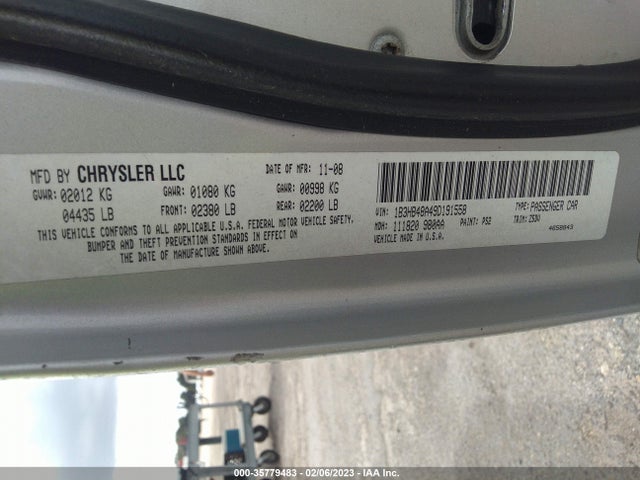 Dodge Caliber Sxt 2009 1B3HB48A49D191558 Image 10