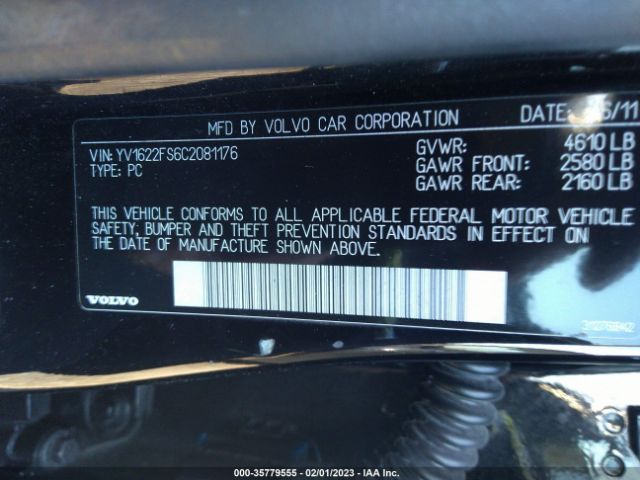YV1622FS6C2081176 Volvo S60