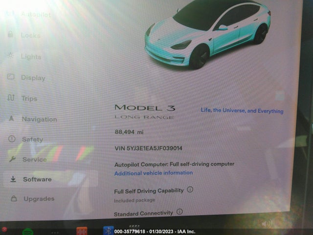 Aukcja sprzedaży 2018 Tesla Model 3 Long Range Battery, vin: 5YJ3E1EA5JF039014, numer aukcji: 35779618