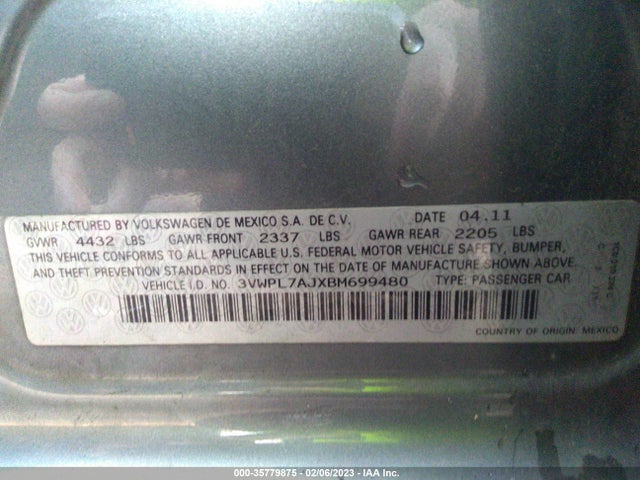 3VWPL7AJXBM699480 Volkswagen Jetta Sportwagen Tdi