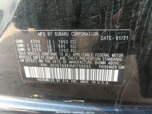 4S3GTAV6XM3709595 Subaru Impreza Premium