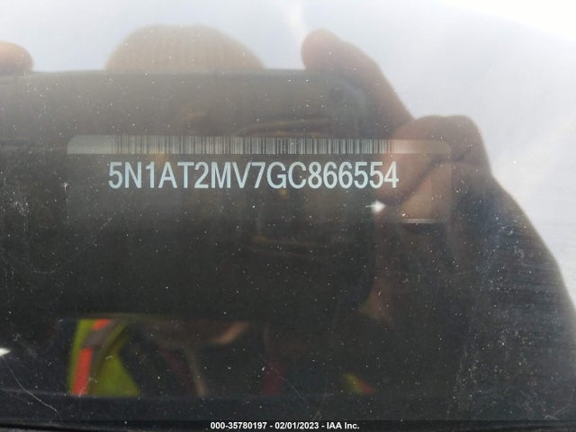 2016 NISSAN ROGUE SV VIN: 5N1AT2MV7GC866554