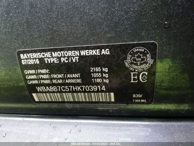 WBA8B7C57HK703914 BMW 3 Series 340i Xdrive