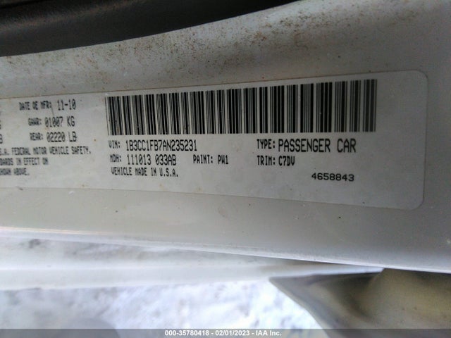 Dodge Avenger Express 2010 1B3CC1FB7AN235231 Image 10