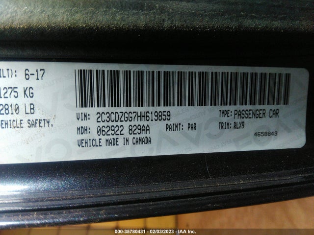 Dodge Challenger Gt 2017 2C3CDZGG7HH619859 Image 10
