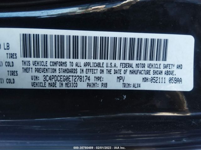 3C4PDCEG0ET278174 Dodge Journey R/t