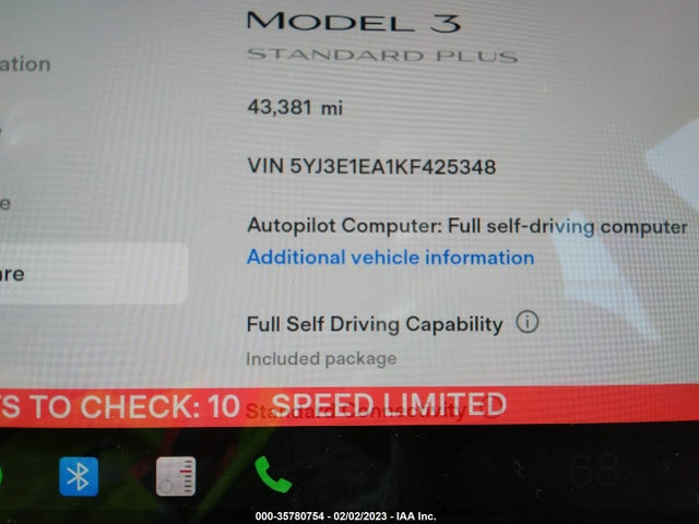 Tesla Model 3 Range 2019 5YJ3E1EA1KF425348 Image 9