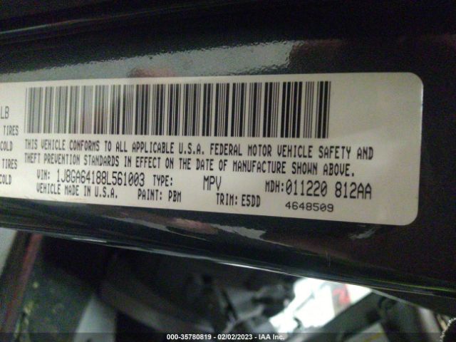 1J8GA64188L561003 Jeep Wrangler Rubicon