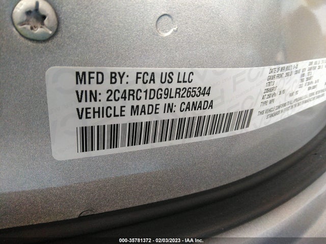 Chrysler Voyager Lxi 2020 2C4RC1DG9LR265344 Image 9