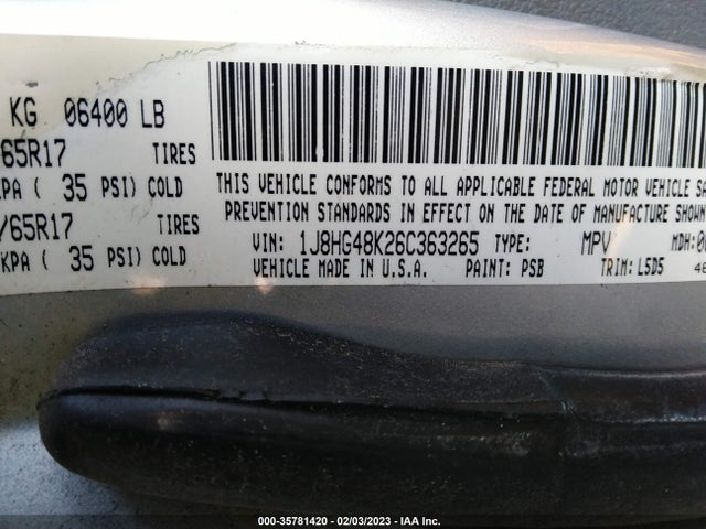 Jeep Commander 2006 1J8HG48K26C363265 Image 10