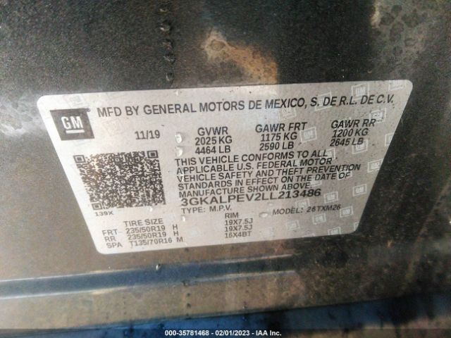 3GKALPEV2LL213486 GMC Terrain Slt