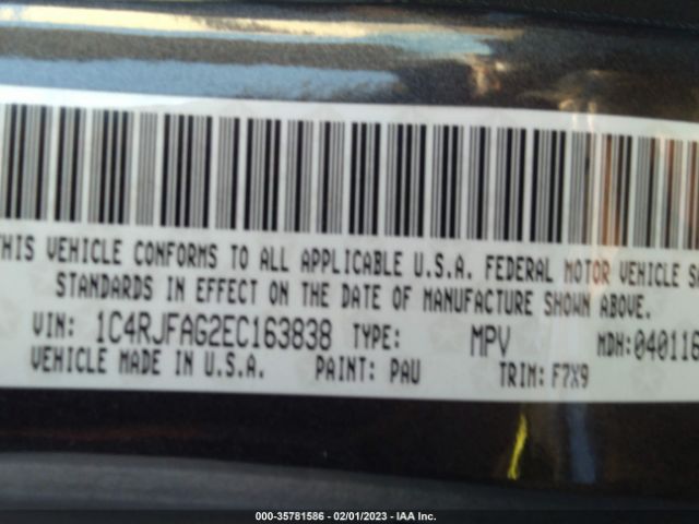 1C4RJFAG2EC163838 Jeep Grand Cherokee Laredo