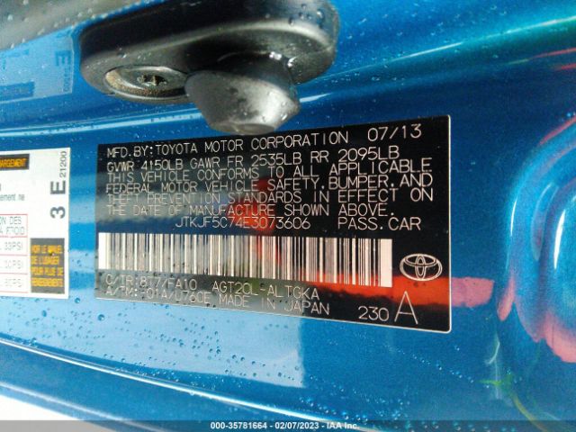 JTKJF5C74E3073606 Scion TC