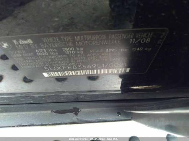 5UXFE83569L170021 BMW X5 48i