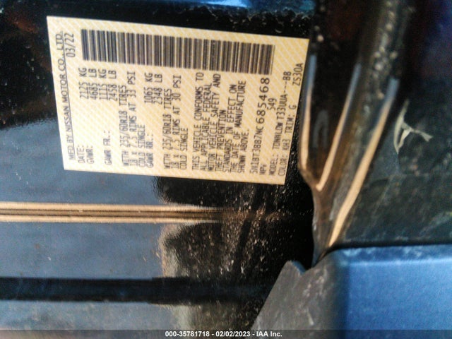 2022 Nissan Rogue, VIN: 5N1BT3BB7NC685468