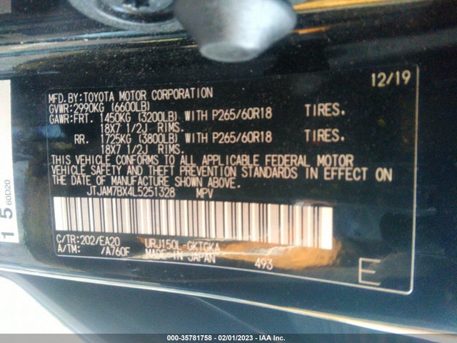 JTJAM7BX4L5251328 Lexus Gx Gx 460 Premium