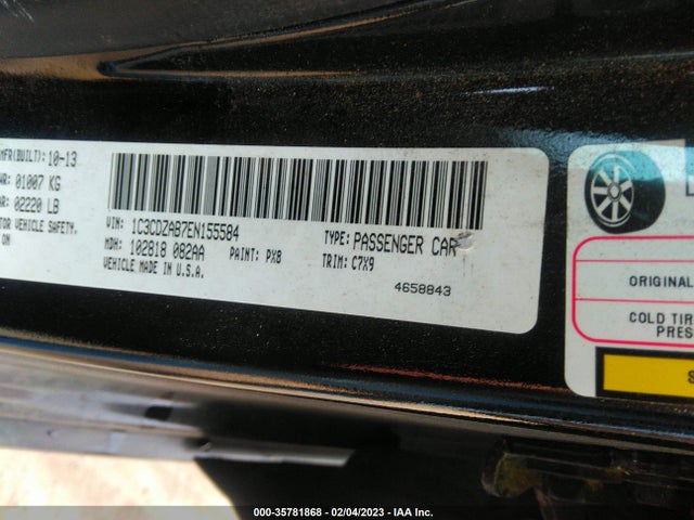 Dodge AVENGER SE 2014 1C3CDZAB7EN155584 Image 11