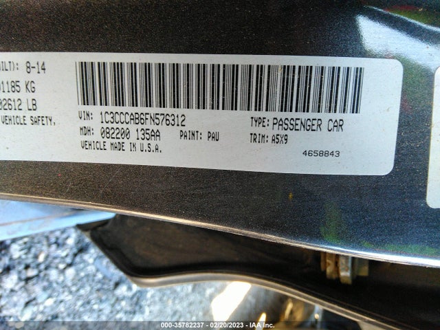 Chrysler 200 Limited 2015 1C3CCCAB6FN576312 Image 9