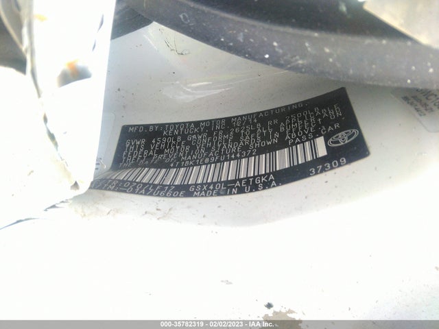 2015 Toyota Avalon, VIN: 4T1BK1EB9FU144372