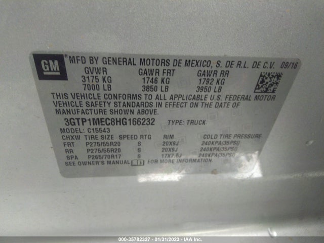GMC Sierra 1500 Sle 2017 3GTP1MEC8HG166232 Image 9