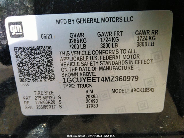 Chevrolet Silverado 1500 Rst 2021 1GCUYEET4MZ360979 Image 9