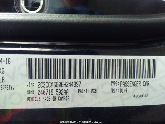 2C3CCAGG0GH244397 Chrysler 300 300s