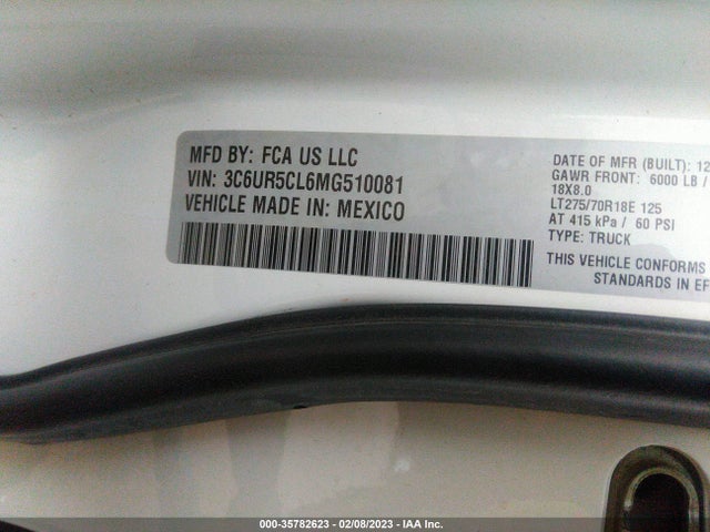 RAM 2500 Tradesman 2021 3C6UR5CL6MG510081 Image 9