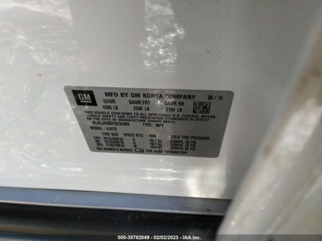 KL4CJASB2FB234369 Buick Encore