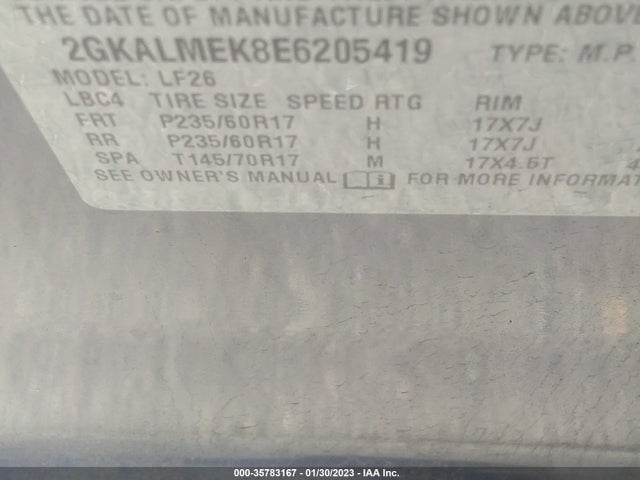 GMC Terrain Sle 2014 2GKALMEK8E6205419 Image 9