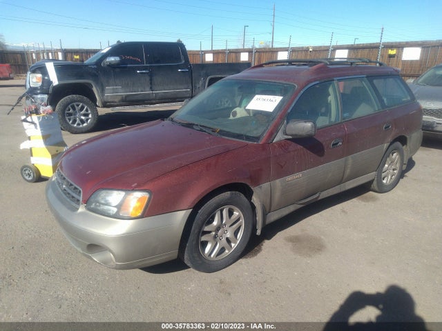 2002 SUBARU LEGACY WAGON OUTBACK W/ALL WEATHER PKG VIN: 4S3BH675426642064