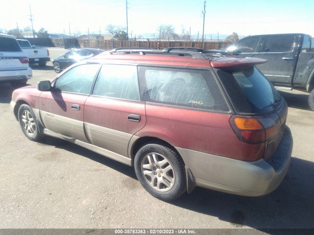 2002 SUBARU LEGACY WAGON OUTBACK W/ALL WEATHER PKG VIN: 4S3BH675426642064