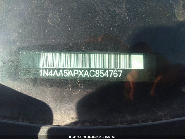 2010 NISSAN MAXIMA 3.5 S VIN: 1N4AA5APXAC854767