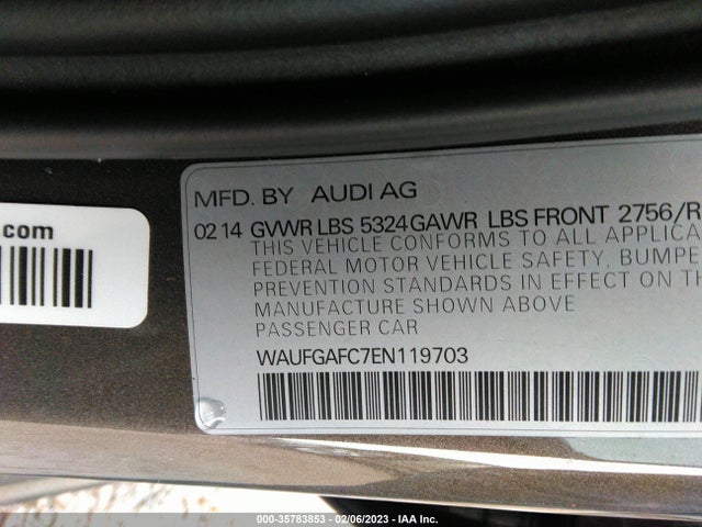 WAUFGAFC7EN119703 Audi A6 3.0t Premium Plus