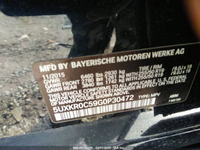 5UXKR0C59G0P30472 BMW X5 Xdrive35i