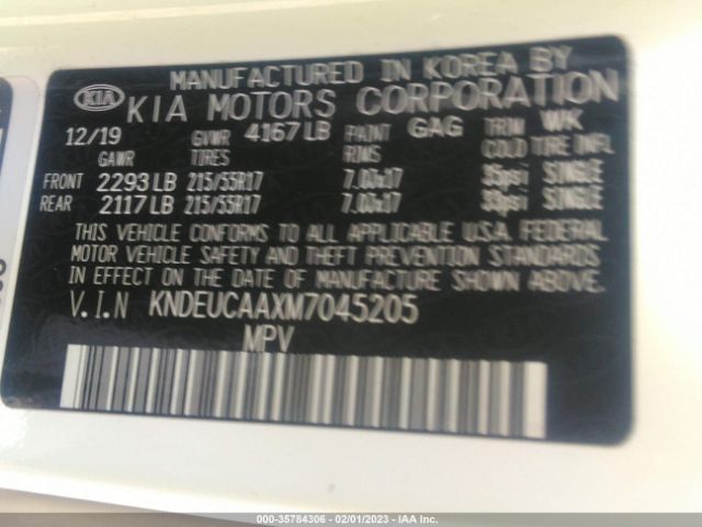 KNDEUCAAXM7045205 KIA SELTOS S