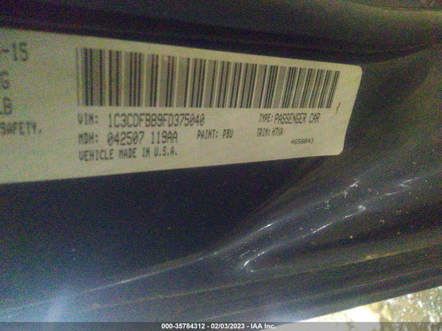 Dodge DART SXT 2015 1C3CDFBB9FD375040 Image 9