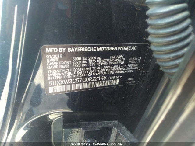 5UXXW3C57G0R22148 BMW X4 Xdrive28i