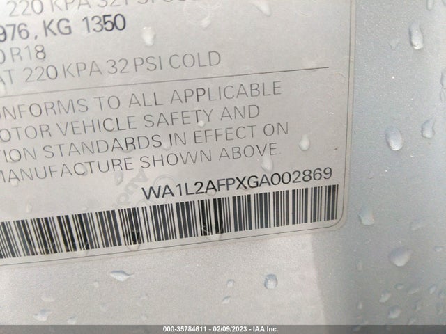 WA1L2AFPXGA002869 Audi Q5 Premium Plus
