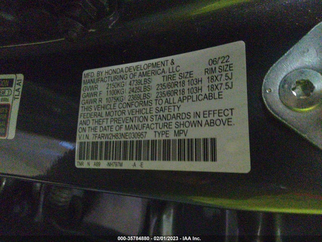 2022 Honda CR-V, VIN: 7FARW2H83NE030957