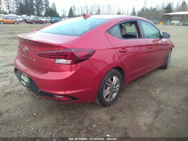 2020 HYUNDAI ELANTRA SEL VIN: 5NPD84LF5LH520512